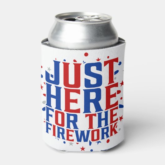 カップルのための花火おもしろいのためにちょうどここに 缶クーラー (缶正面)