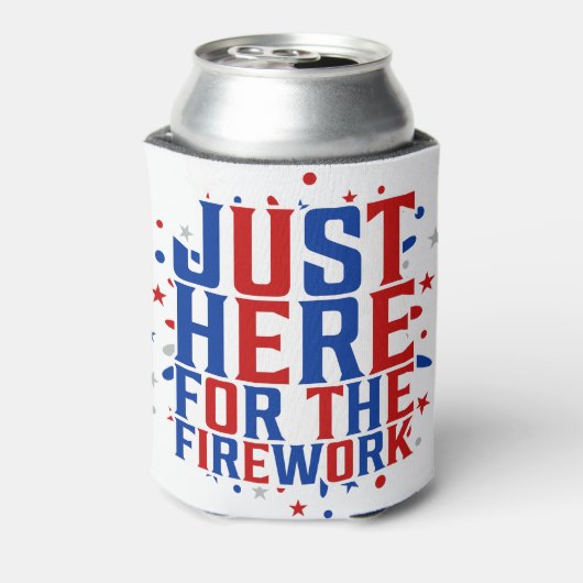 カップルのための花火おもしろいのためにちょうどここに 缶クーラー (缶裏面)