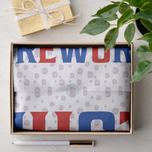 カップルのための花火おもしろいのためにちょうどここに 薄葉紙 (ギフト)