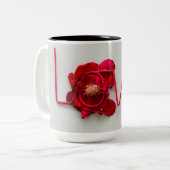 カップルのつながりマグセット ツートーンマグカップ (正面左)