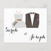 カップルのアドバイスと願いブライダルシャワーカード チラシ (裏面)