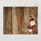 カップルのアドバイスと願いブライダルシャワーカード チラシ (裏面)