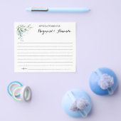 カップルのアドバイスと願いブライダルシャワーカード チラシ (シングル)