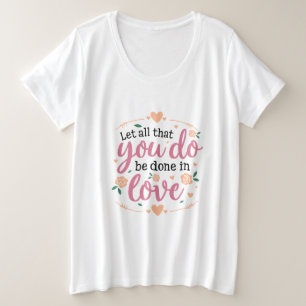 カップルのギフトは、すべての行う プラスサイズTシャツ