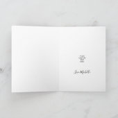 カップルのギフトバレンタインデーのハート写真コラージュ シーズンカード (内部)