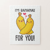 カップルのギフト私はあなたのためのバナナ ジグソーパズル (縦)