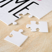 カップルのギフト私は牛の家まで愛し来ている ジグソーパズル (側面)