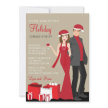 カップルのクリスマスホリデーパーティー企業