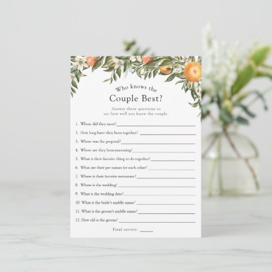 カップルのゲームを知っているメイン絞りシトラス最高の 招待状 (スタンド正面)