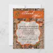 カップルのシカの雌ジカのBuを捜す4x5平らなサンキューカード サンキューカード (正面)