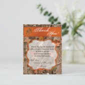 カップルのシカの雌ジカのBuを捜す4x5平らなサンキューカード サンキューカード (スタンド正面)