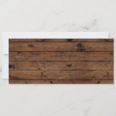 カップルのシャワーのチケットの黒板の素朴な招待 招待状 (裏面)