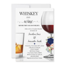 カップルのシャワー前に海軍のウイスキーとワイン