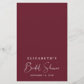 カップルのシャワー最高のゲームを知るフローラ (裏面)