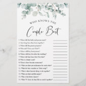 カップルのシャワー最高のゲームを知るユーカリ (正面)