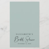 カップルのシャワー最高のゲームを知るユーカリ (裏面)