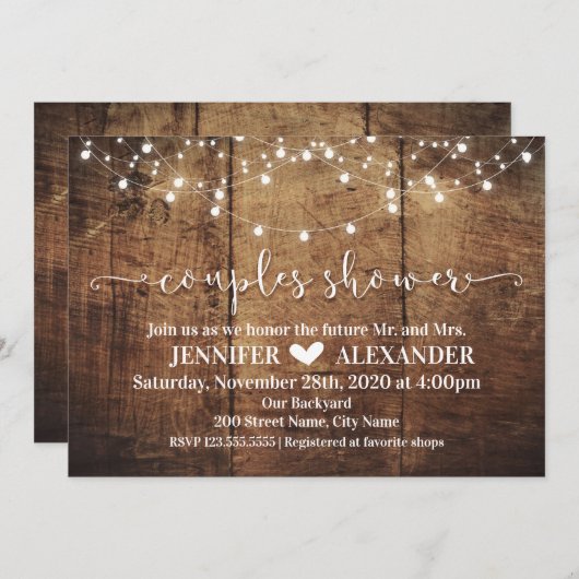 カップルのシャワー (正面/裏面)