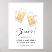 カップルのシャワー18x24を行う前にクリストルのブロー ポスター (正面)