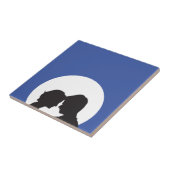 カップルのシルエット タイル (側面)