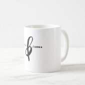 カップルのジャンボアンパサンドのコーヒーマグ コーヒーマグカップ (正面右)