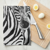 カップルのゼブラキッチンタオル – 色を選択 キッチンタオル (四つ折り)
