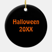 カップルのダンスの回転の踊りのシルエット セラミックオーナメント (裏面)