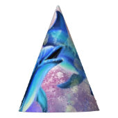 カップルのドルフィンパーティー帽子 パーティーハット (正面)