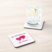 カップルのハート コースター (右側)