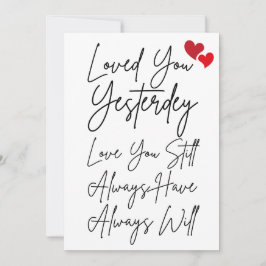 カップルのバレンタインのカードが大好き シーズンカード