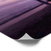 カップルのビーチ、ウィンドジャマー着陸、セントルシア ポスター (角)