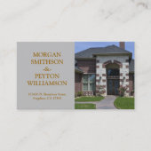 カップルのフルフォト付き通話カード 名刺 (正面)