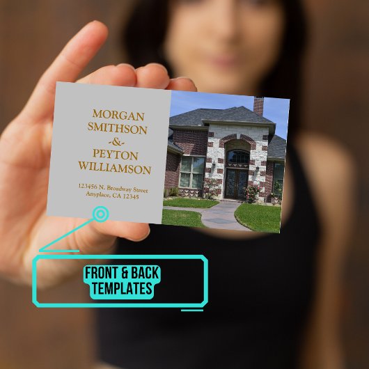 カップルのフルフォト付き通話カード 名刺