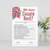 カップルのブライダルシャワーゲームを知っているポインセチア (スタンド正面)