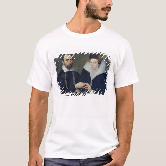 カップルのポートレート Tシャツ (正面)