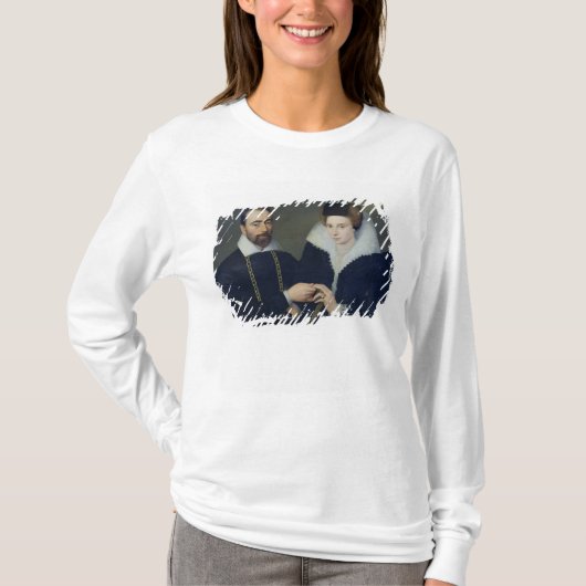カップルのポートレート Tシャツ (正面)