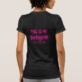 カップルのワイシャツ Tシャツ (裏面)