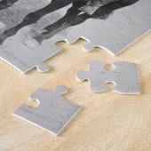 カップルの乗馬馬 ジグソーパズル (側面)