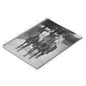 カップルの乗馬馬 ノートブック (左側)