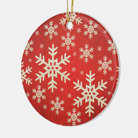 カップルの円のオーナメントのための私達の初めてのクリスマス セラミックオーナメント (左)