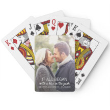 カップルの写真すべてが始まったパーソナライズされた場所