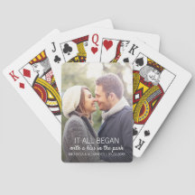 カップルの写真すべてが始まったパーソナライズされた場所