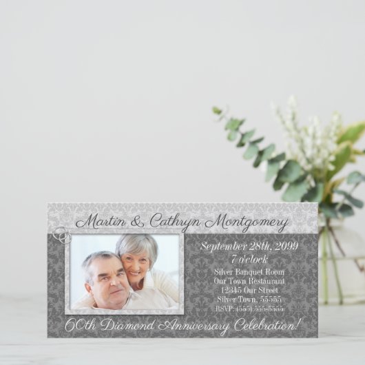 カップルの写真で60th Diamond Anniversary (スタンド正面)