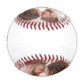 カップルの写真のスクリプトより良い一緒にバレンタイン 野球ボール (裏面)