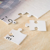 カップルの写真は私と結婚する ジグソーパズル (側面)