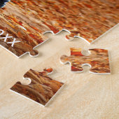 カップルの写真名と年 ジグソーパズル (側面)