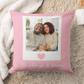 カップルの写真 クッション (ブランケット)