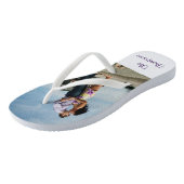 カップルの写真 | ビーチサンダル (アングル)