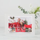 カップルの写真 | 休日おもしろいの挨拶 シーズンカード (スタンド正面)