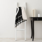 カップルの初めてのクリスマスファームハウスバッファロープレイド シェルパブランケット (インサイチュ)