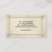 カップルの名刺を踊っているダンサー 名刺 (裏面)